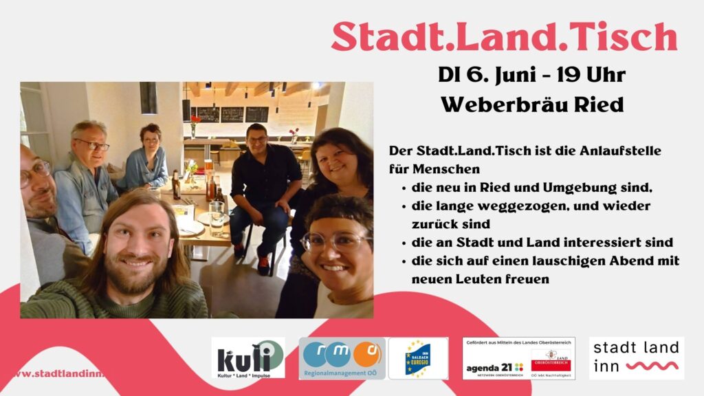 Stadt.Land.Tisch Juni ©: Stadt.Land.Inn